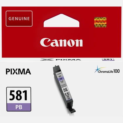 Canon CLI-581 Printer Ink Cartridge Photo Blue - 2107C001