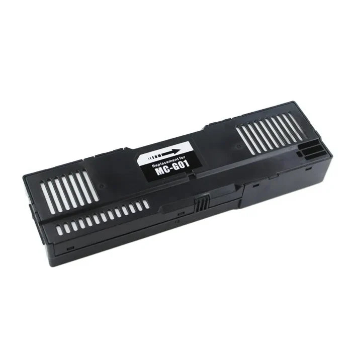 A black Canon MC-G01 Compatible Maintenance Cartridge for printers.