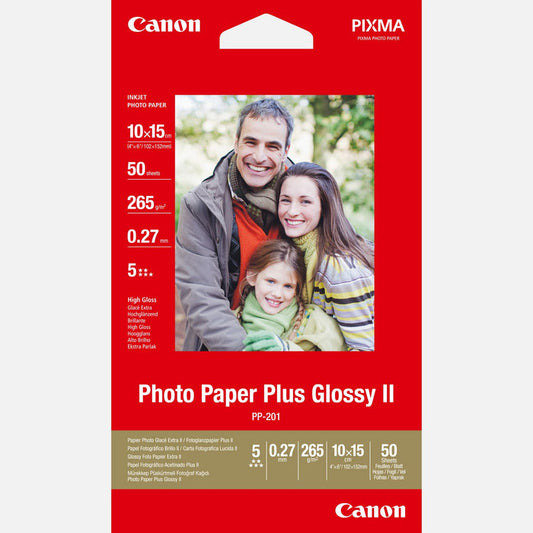 Canon PP-201 Glossy II Photo Paper Plus 4x6 - 2311B003