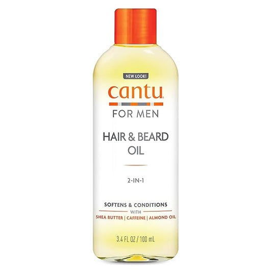 Cantu For Men Hair and Beard Oil 3.4oz