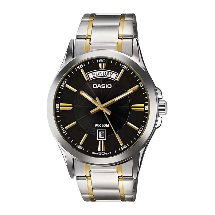 Casio Enticer Silver Analog Stainless Steel Band, MTP-1381HG-1AVIF-A1769
