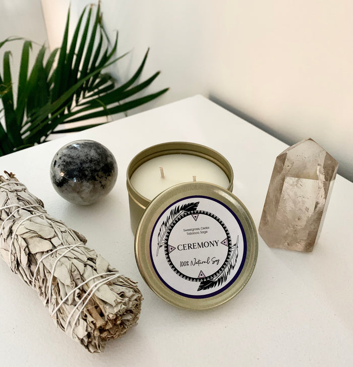Ceremony - 8oz Travel Tin - LODGE Soy Candles