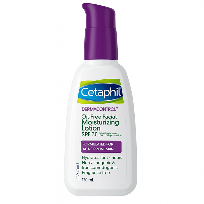 Cetaphil DermaControl Oil Control Moisturizing Lotion SPF30 - 120ml, Face Moisturizers