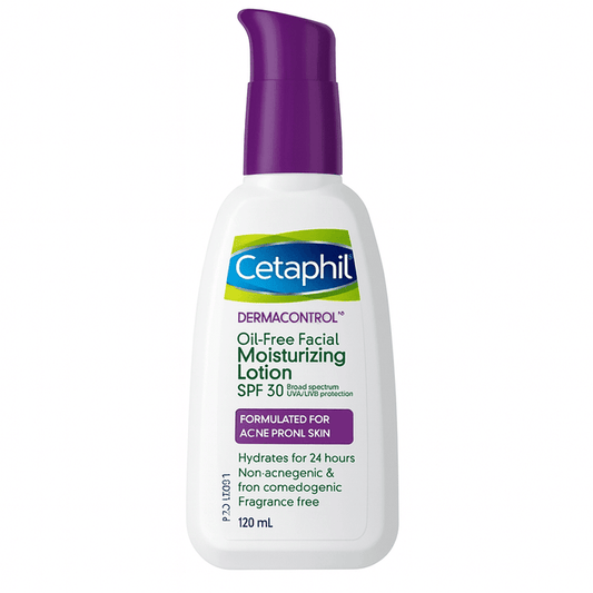 Cetaphil DermaControl Oil Control Moisturizing Lotion SPF30 - 120ml, Face Moisturizers