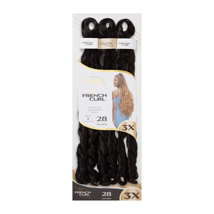 Cherish 3X Spiral French Curl Bulk 28in