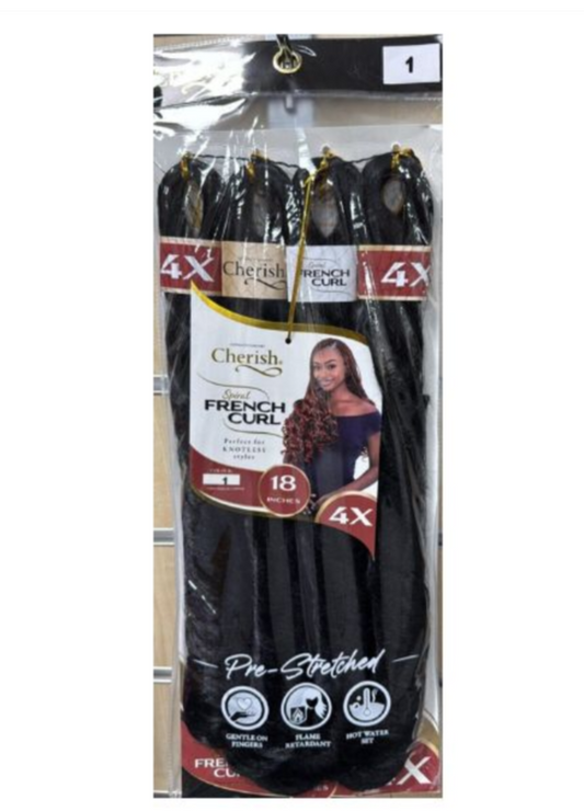 Cherish 4X Spiral French Curl Bulk 18in