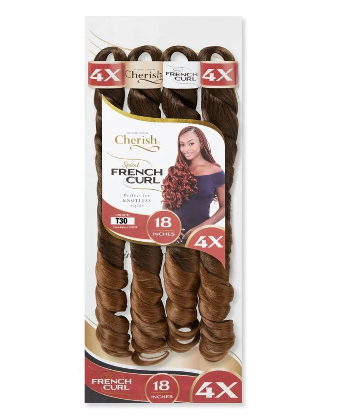 Cherish 4X Spiral French Curl Bulk 18in