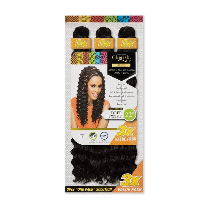 Cherish Deep Twist Bulk 22in 3x Value Pack