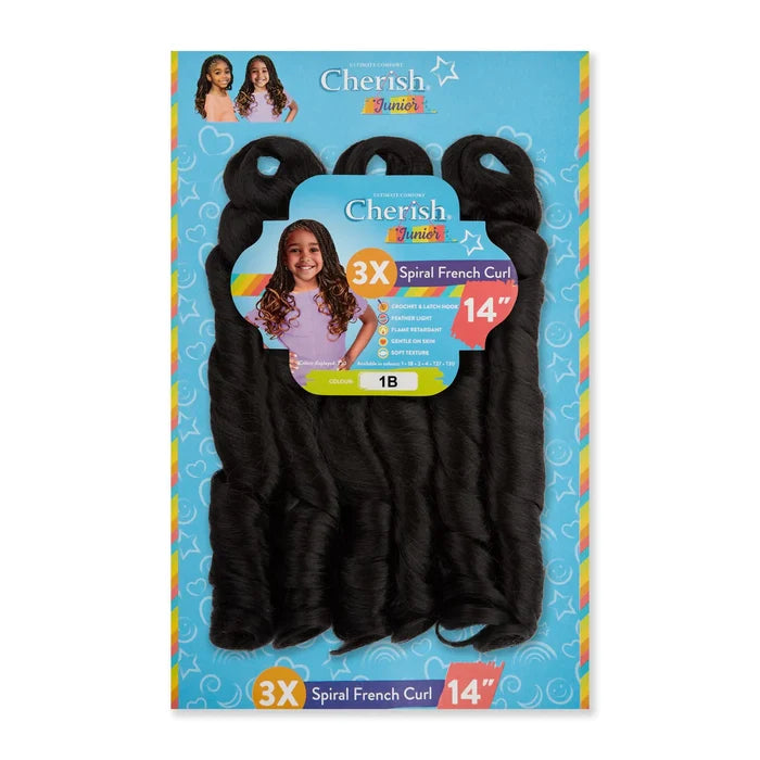 Cherish Junior Kids Spiral French Curl 3 x 14in