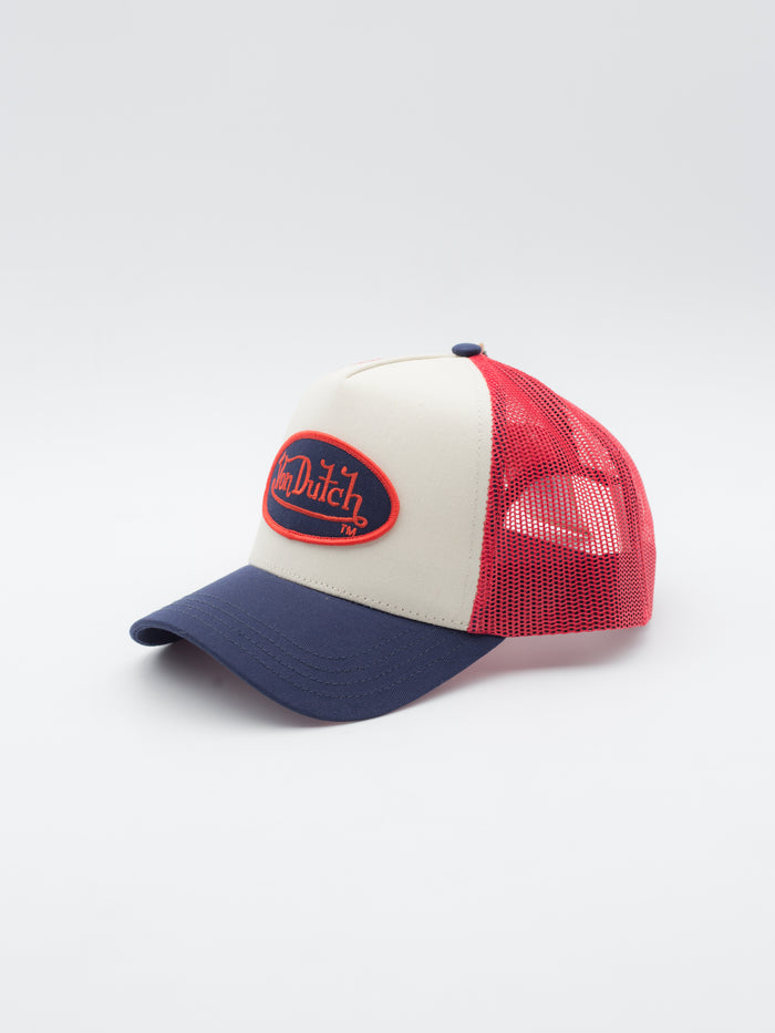 CLA/5 Trucker Beige/Red/Navy