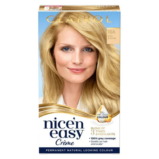 Clairol Nice'N Easy Creme Permanent - 10A Baby Blonde