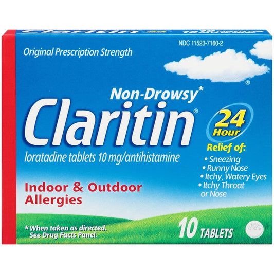 Claritine 10 Mg 10 Tablets