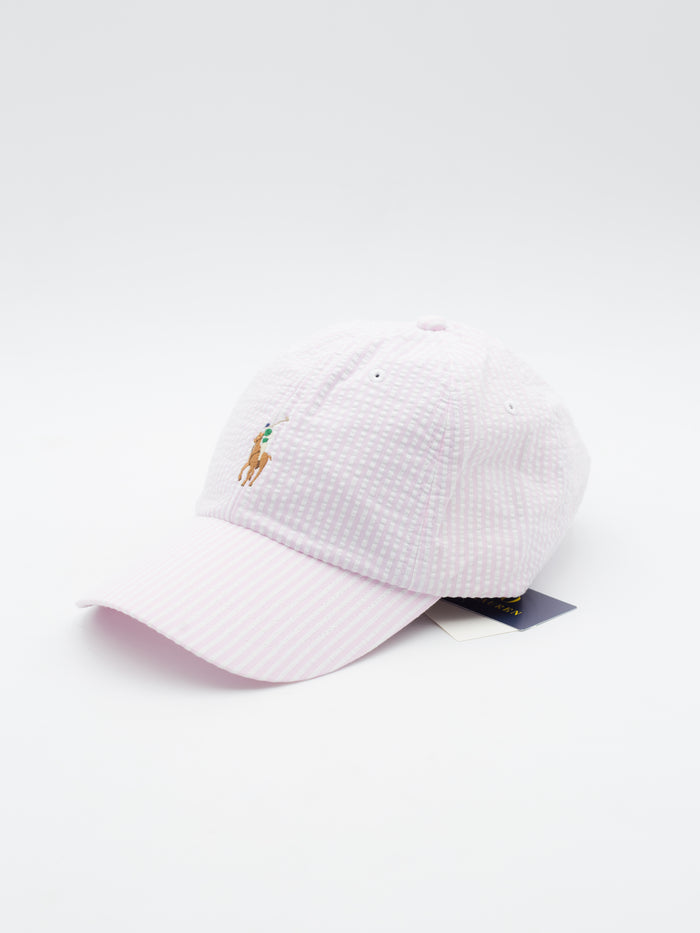 Classic Sport Cap Stripes Pink
