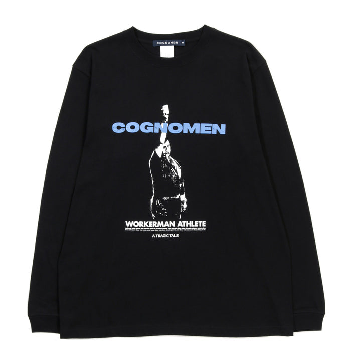 COGNOMEN WORKERMAN ATHLETE LS T-SHIRT BLACK
