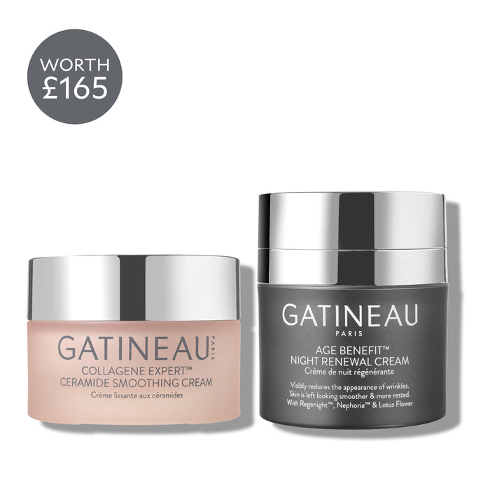 Collagene Expert™ & Age Benefit™ Day & Night Moisturiser Duo Worth £165