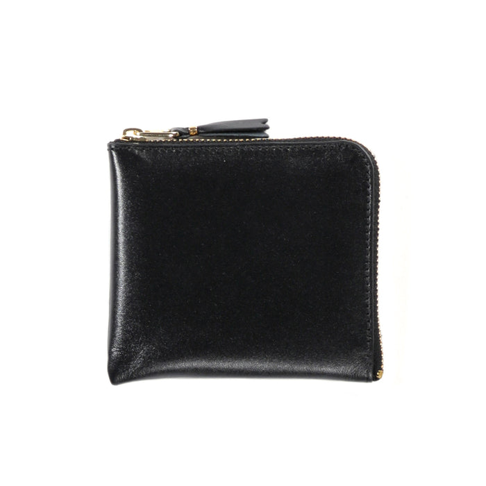 COMME DES GARCONS SA3100 CLASSIC LEATHER ZIP WALLET BLACK