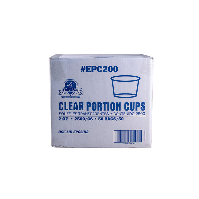 CONTAINER/ Portion, Plastic 2 oz, 2500/cs-Food Service