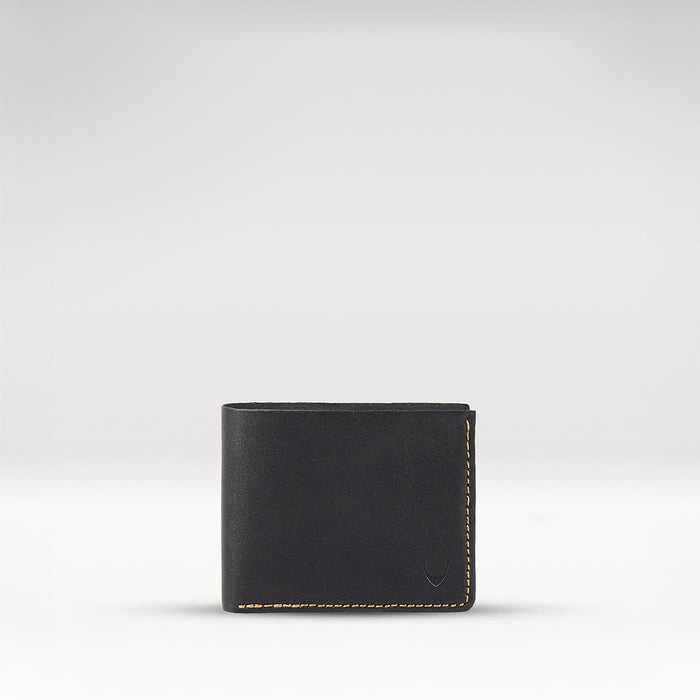 Count W2 Black Leather Bi-Fold Wallet