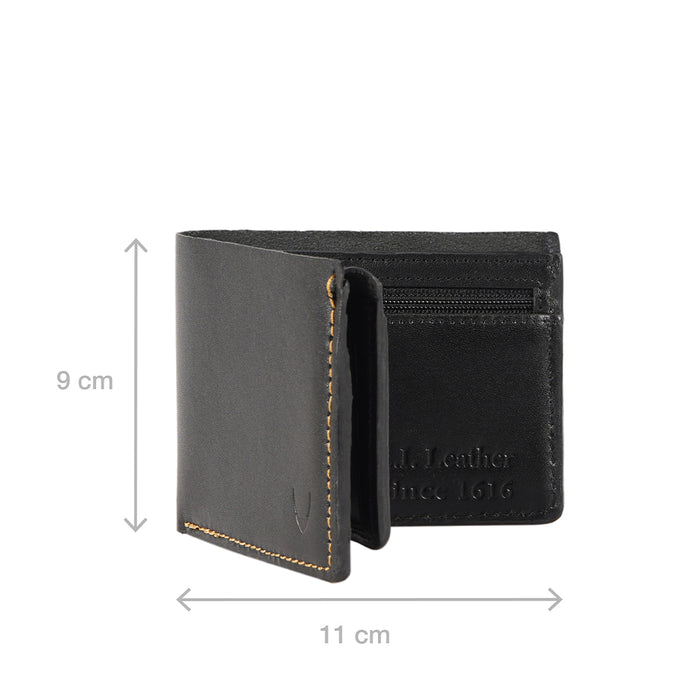 Count W2 Black Leather Bi-Fold Wallet