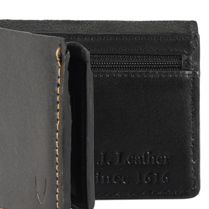 Count W2 Black Leather Bi-Fold Wallet