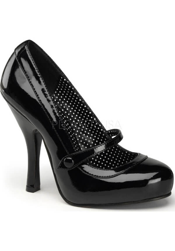 CUTIEPIE-02 [Black Patent] | HEELS  [IN STOCK]**