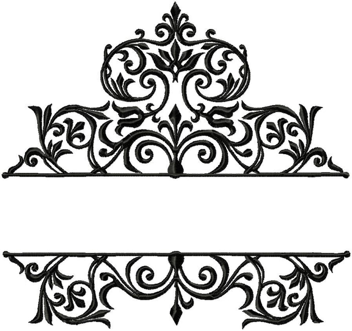DAMASK SPLIT NAME FRAME