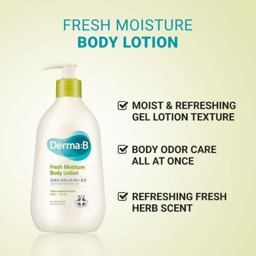 Derma:B Daily Fresh Moisture Body Lotion 400ml