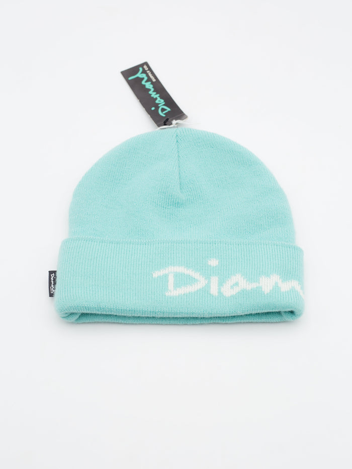 Diamond Beanie Turquoise