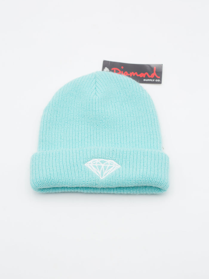 Diamond Gemstone Beanie Turquoise