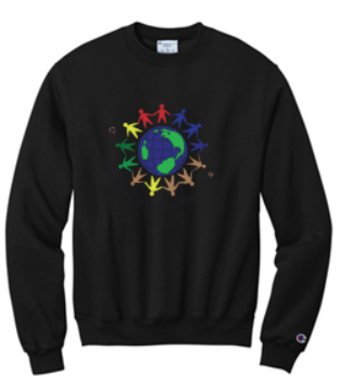 DIAMOND PATH CHAMPION POWERBLEND CREWNECK SWEATSHIRT