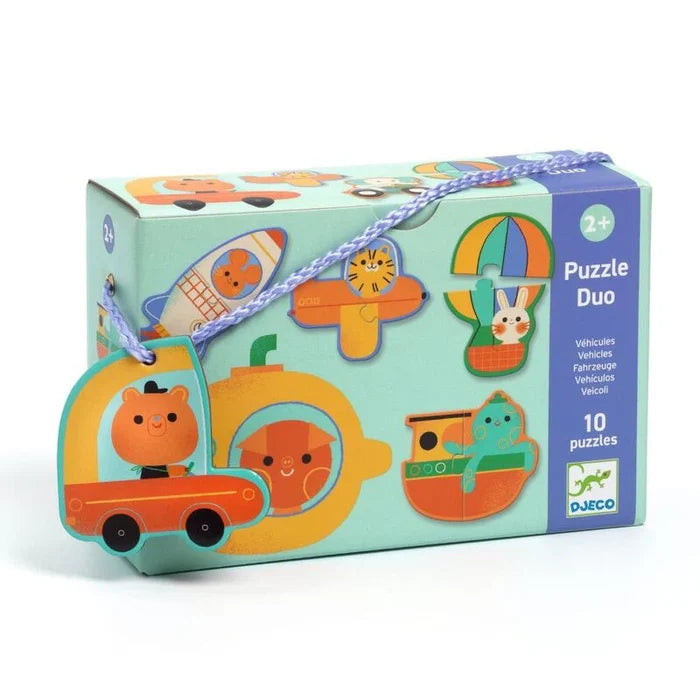 Djeco: Puzzle Duo Vehicles