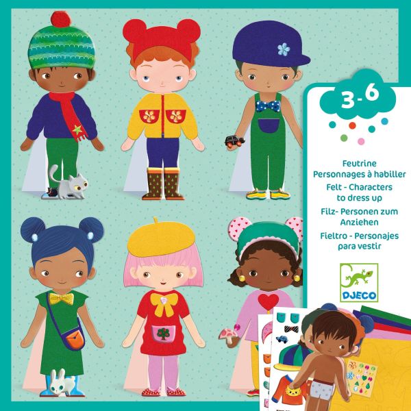 Djeco: Soft Felt Dress-Up Set
