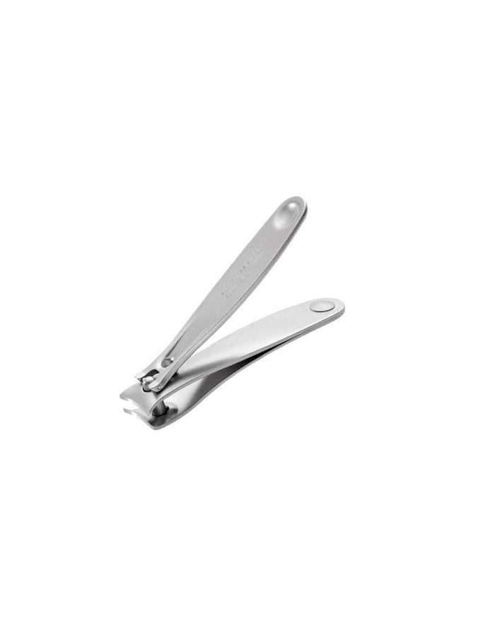 Large stainless steel nail clipper with ergonomic grip