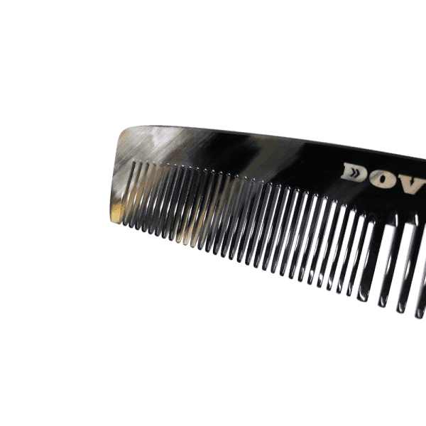 Dovo pocket comb in black horn material