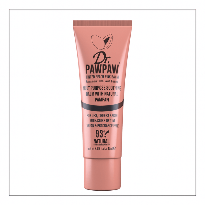 Dr. PawPaw Tinted Peach Pink Balm for Lips & Skin - 10ml, Lip Balms