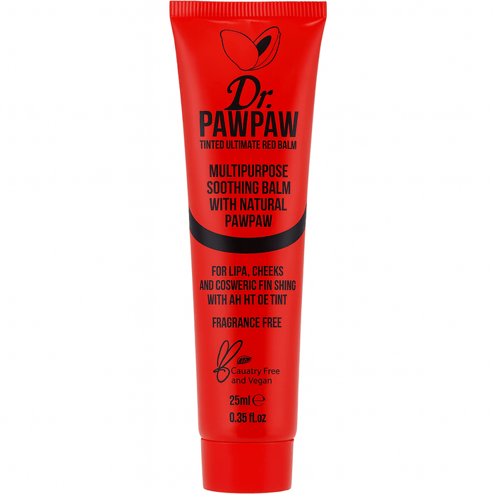 Dr. PawPaw Tinted Ultimate Red Multi-Purpose Balm - 25ml, Lip Balms