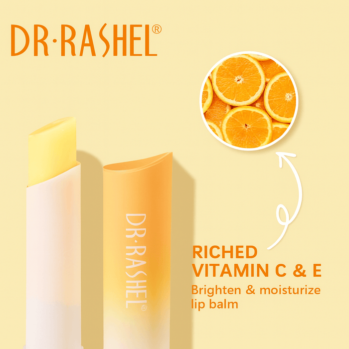 Dr.Rashel Vitamin C Brighten & Moisturize Lip Balm - 3g, Lip Balms