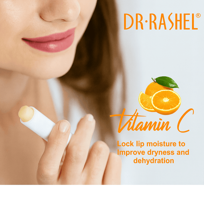 Dr.Rashel Vitamin C Brighten & Moisturize Lip Balm - 3g, Lip Balms