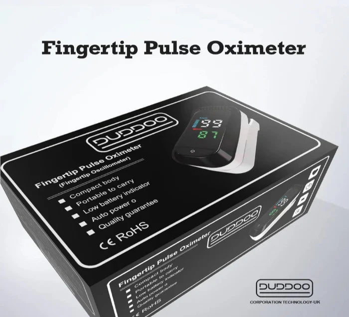 Duddoo SMH-01 Fingertip Pulse Oximeter - Black, Pulse Oximeters