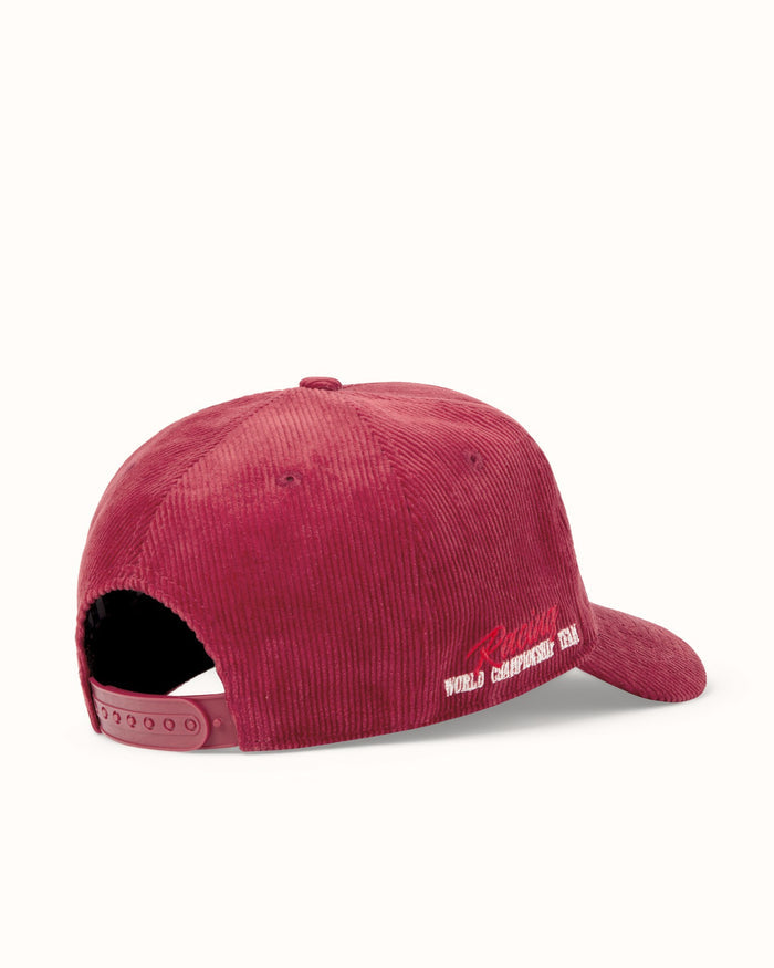 Duke Red Corduroy Cap