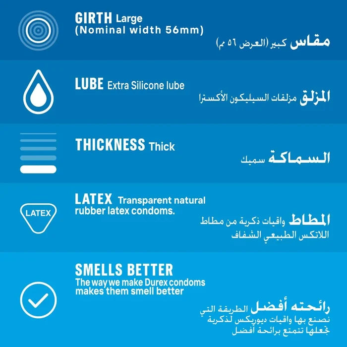 Durex Extra Safe Condoms - Pack of 6s, Condoms