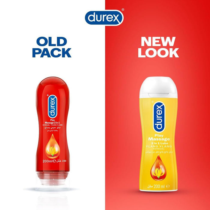 Durex Play Sensual Massage 2in1 Ylang Ylang Gel - 200ml, Personal Lubricants
