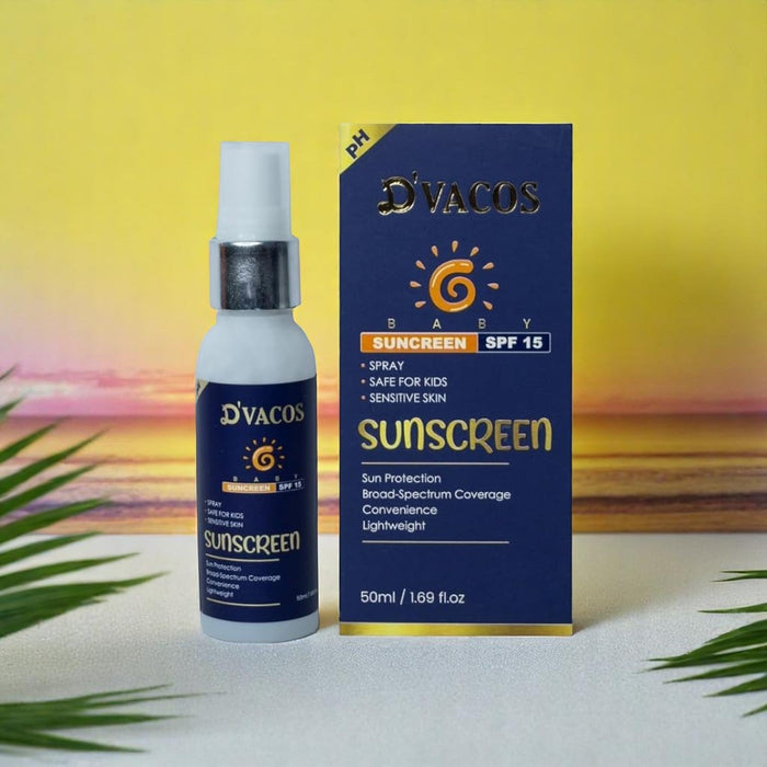 D'vacos Baby Sunscreen SPF15 - Cosmosentials
