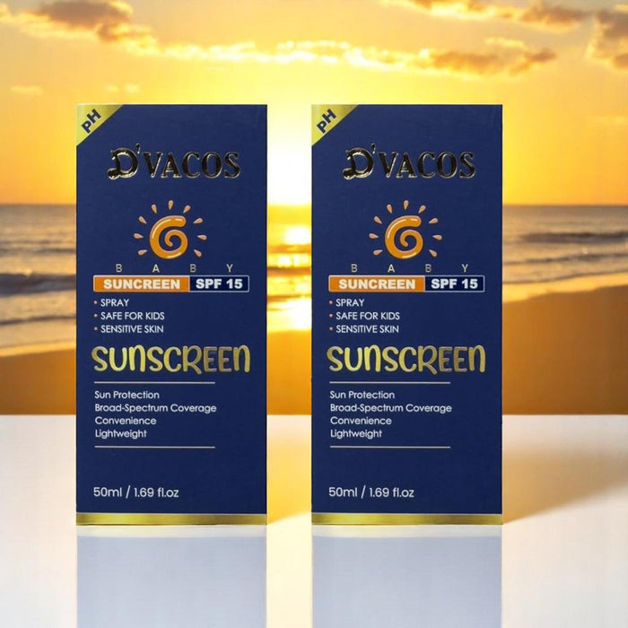 D'vacos Baby Sunscreen SPF15 - Cosmosentials