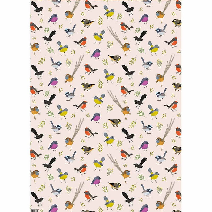 Earth Greetings Wrapping Paper - Little Birdies