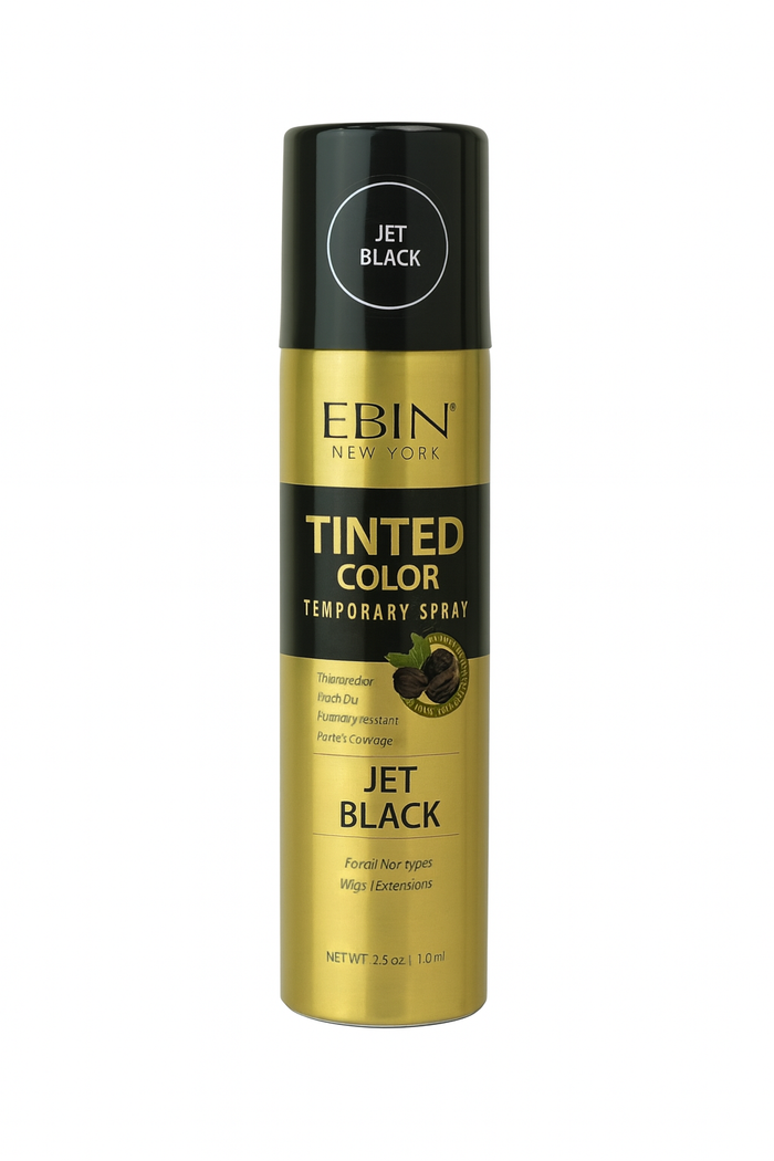 EBIN Tinted Colour Spray Jet Black 100ml