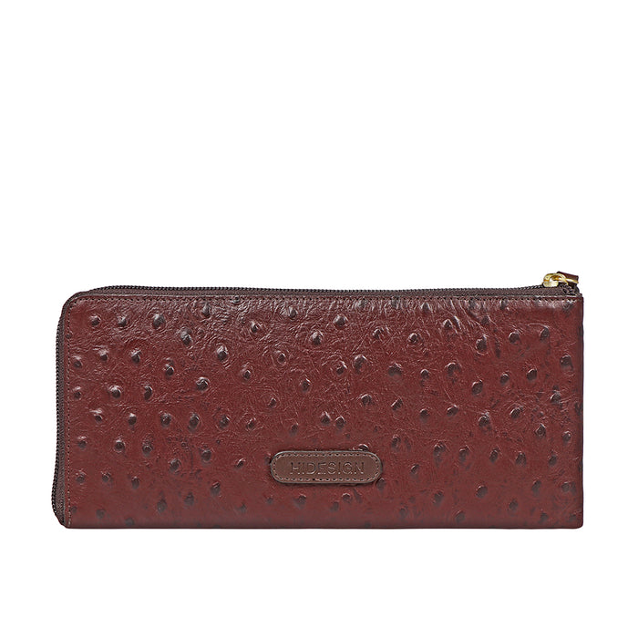 Ee Mackenziew1-M Brown Leather Zip Around Wallet