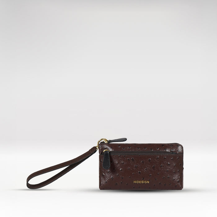 Ee Paola W1-M Brown Leather Clutch Wallet