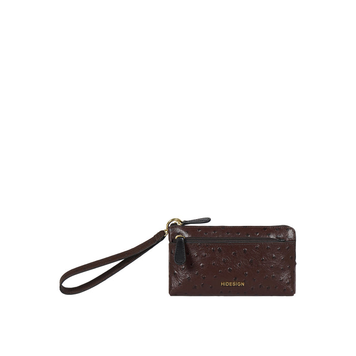 Ee Paola W1-M Brown Leather Clutch Wallet