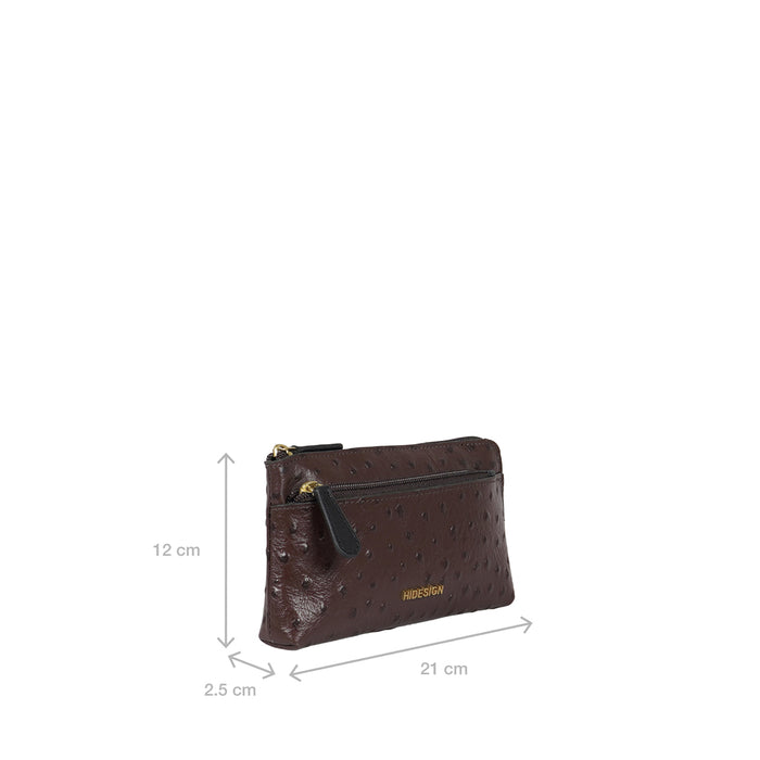 Ee Paola W1-M Brown Leather Clutch Wallet